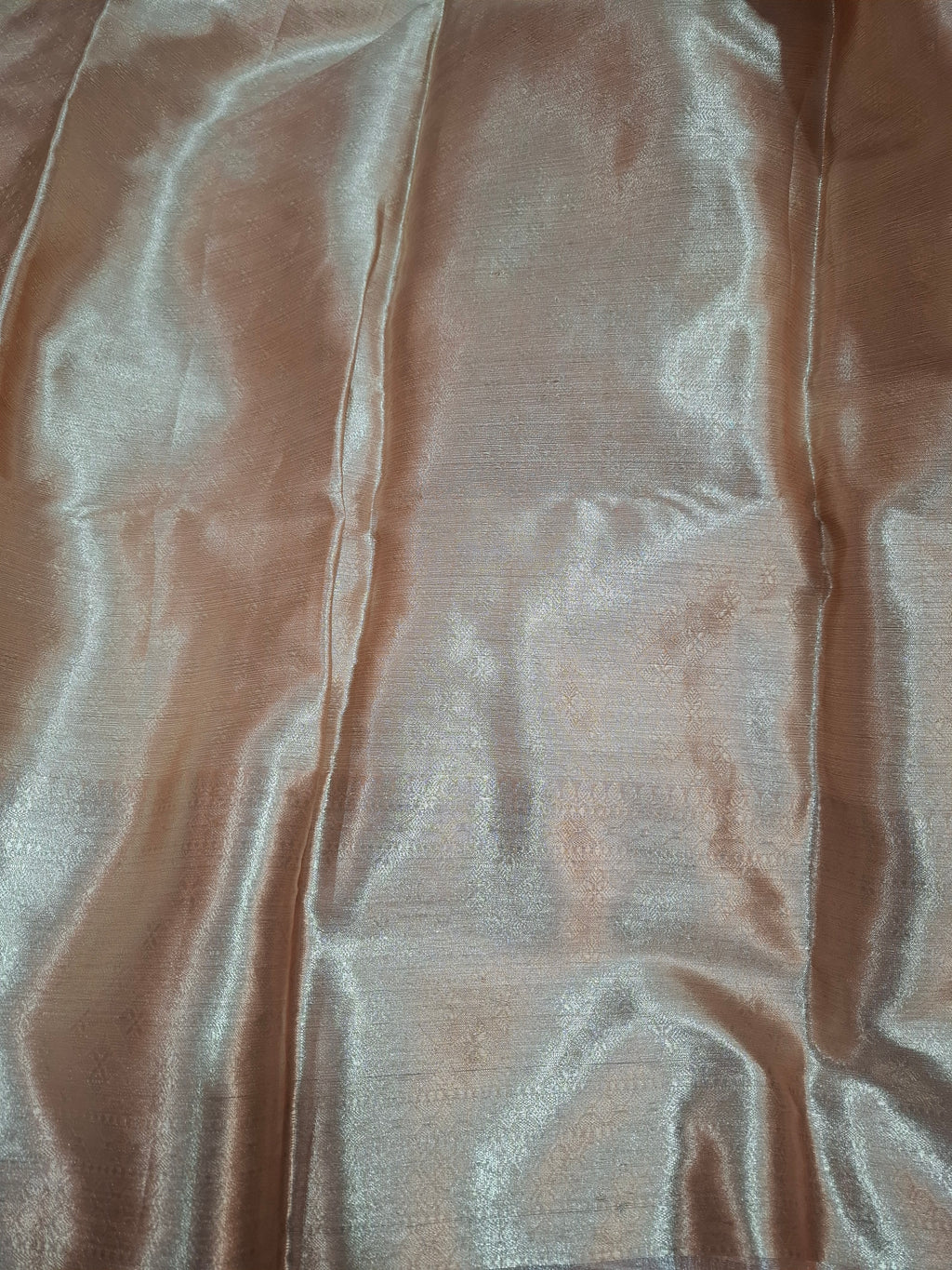 Crushed Tissue Silk in Pastel pink