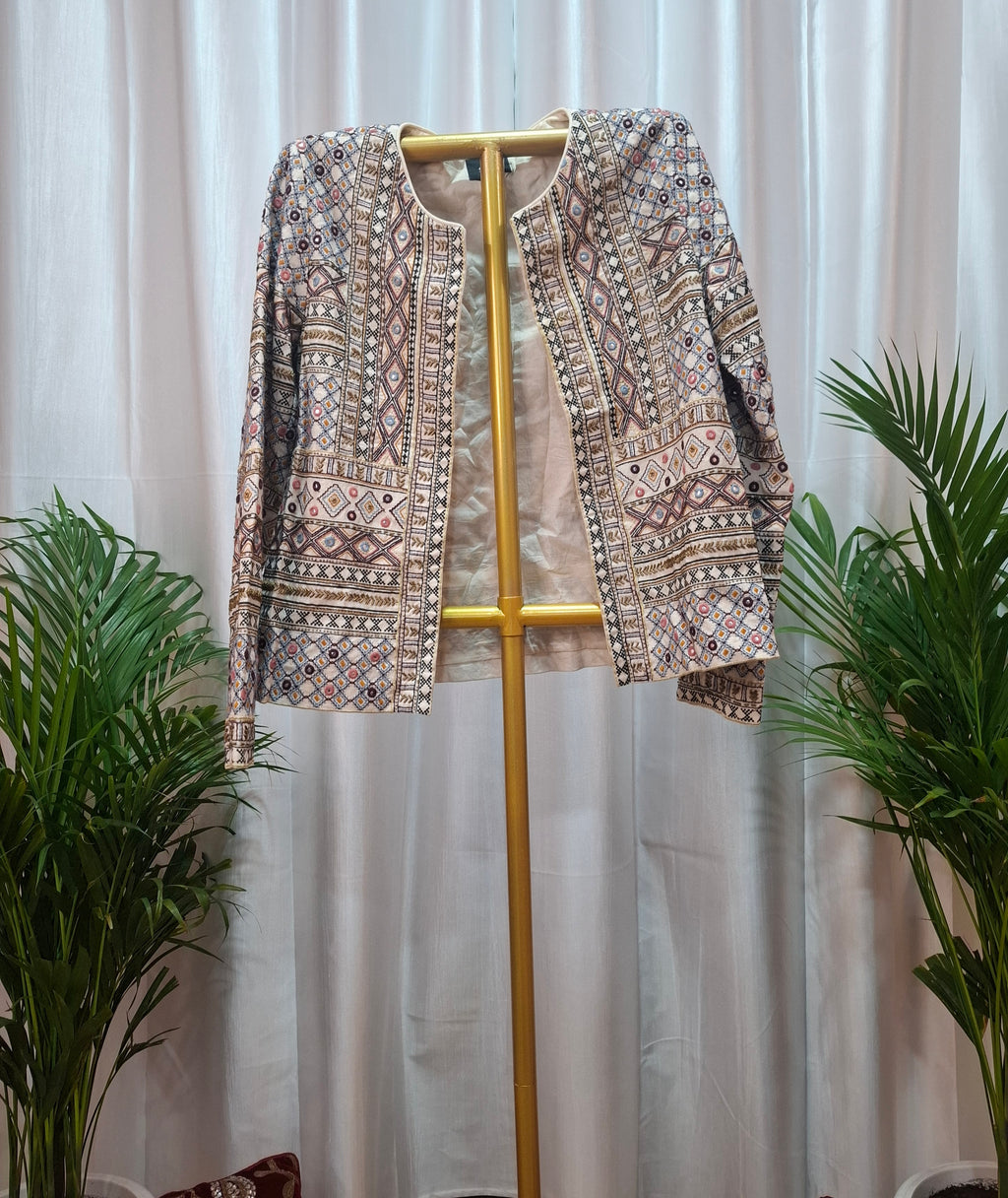 Kutch-inspired hand embroidered jacket