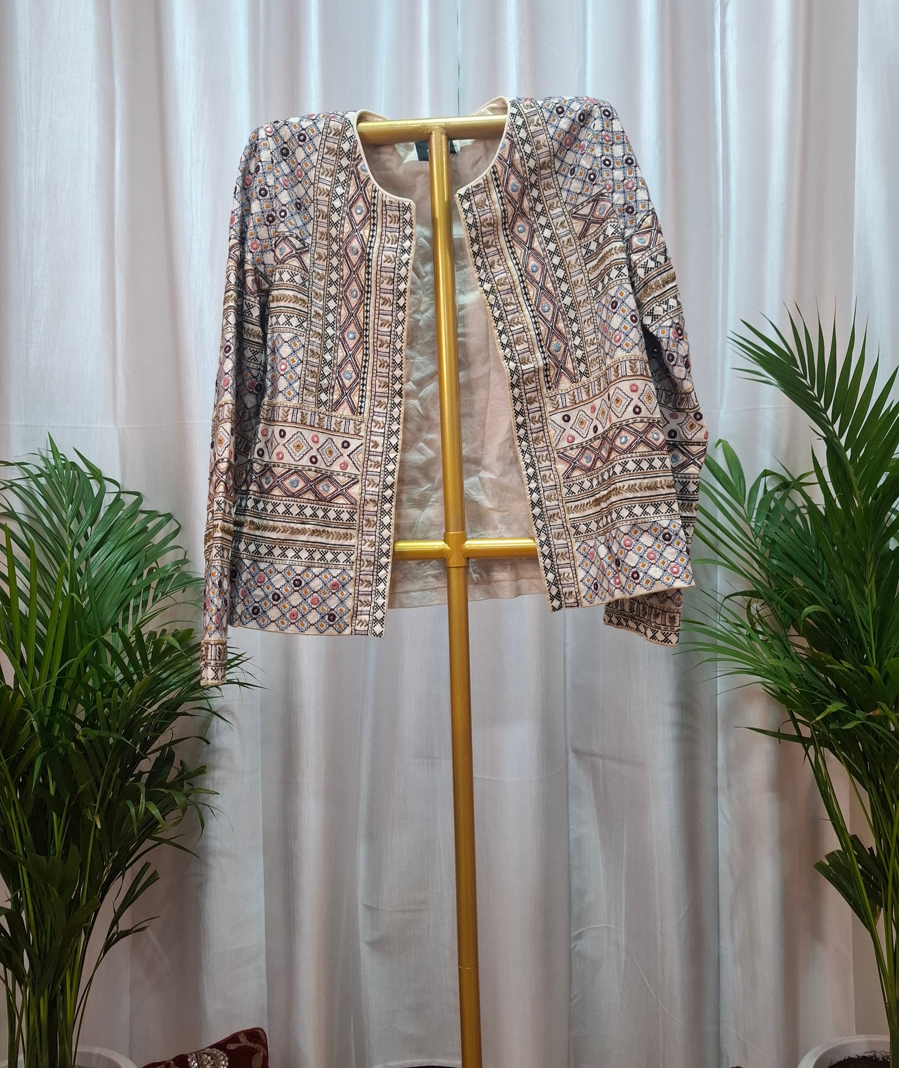 Kutch-inspired hand embroidered jacket