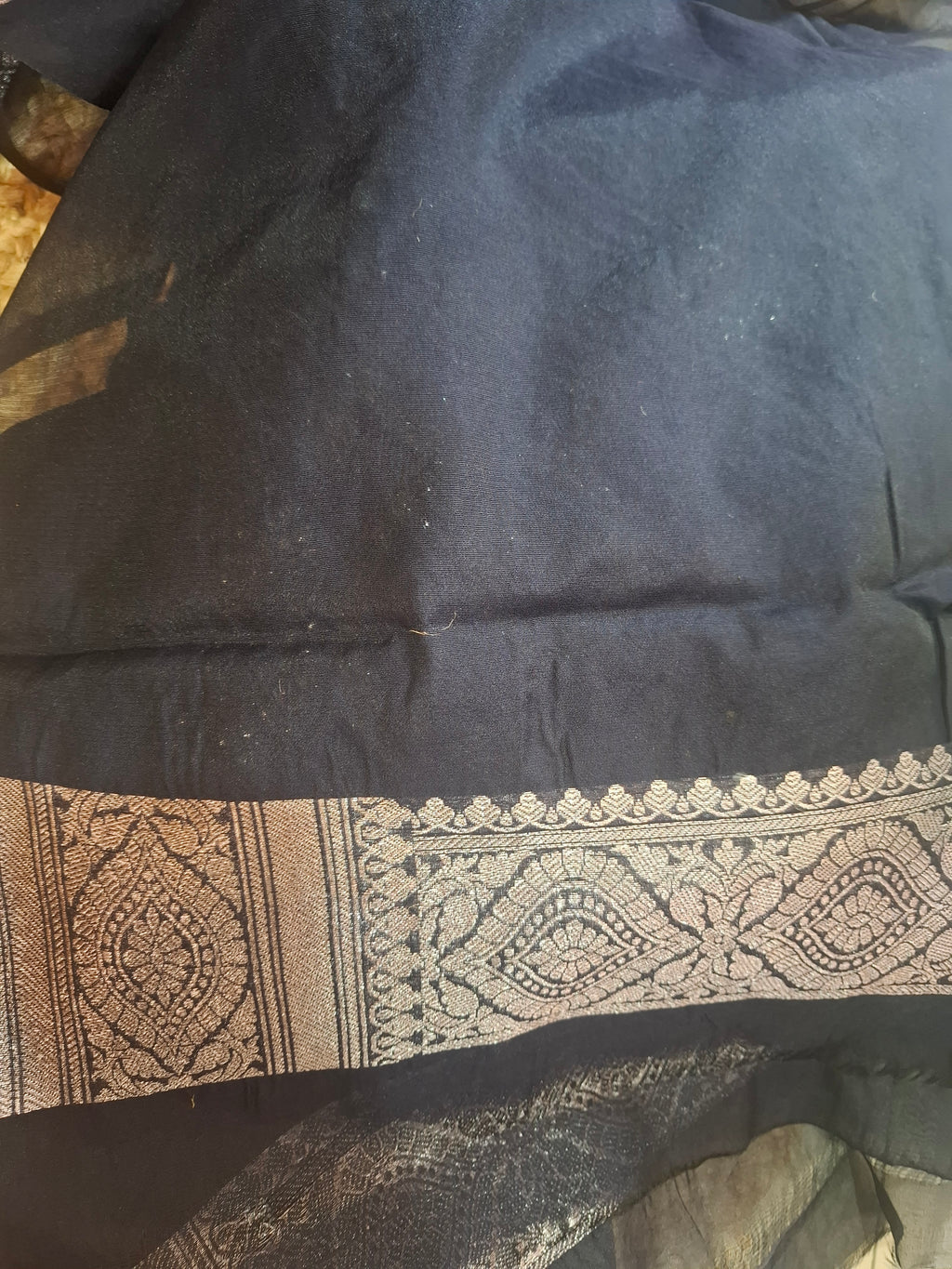 Shades of Green Kora Tissue silk jacquard weaving Banarasi saree