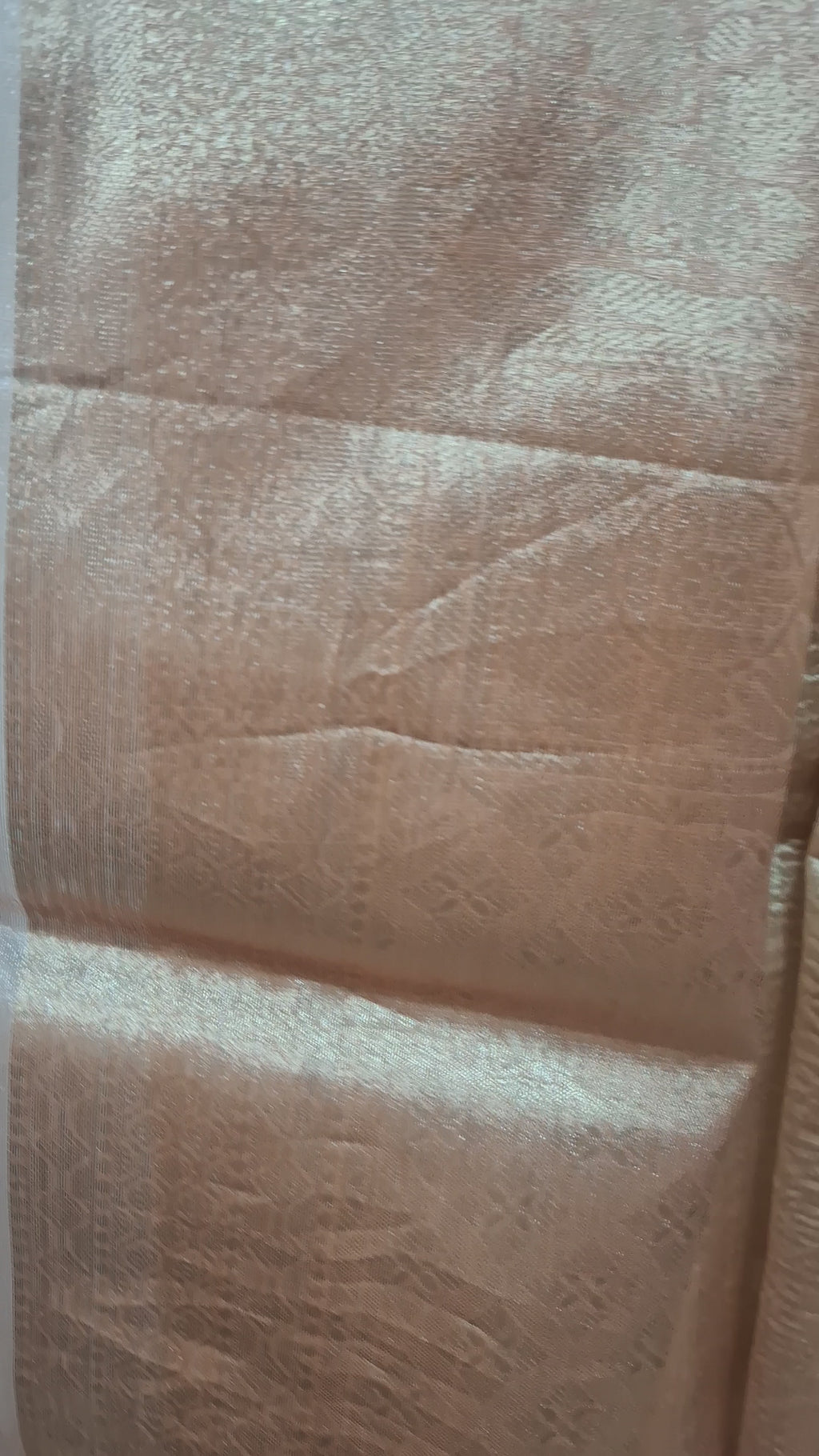 Crushed Tissue Silk in Pastel pink
