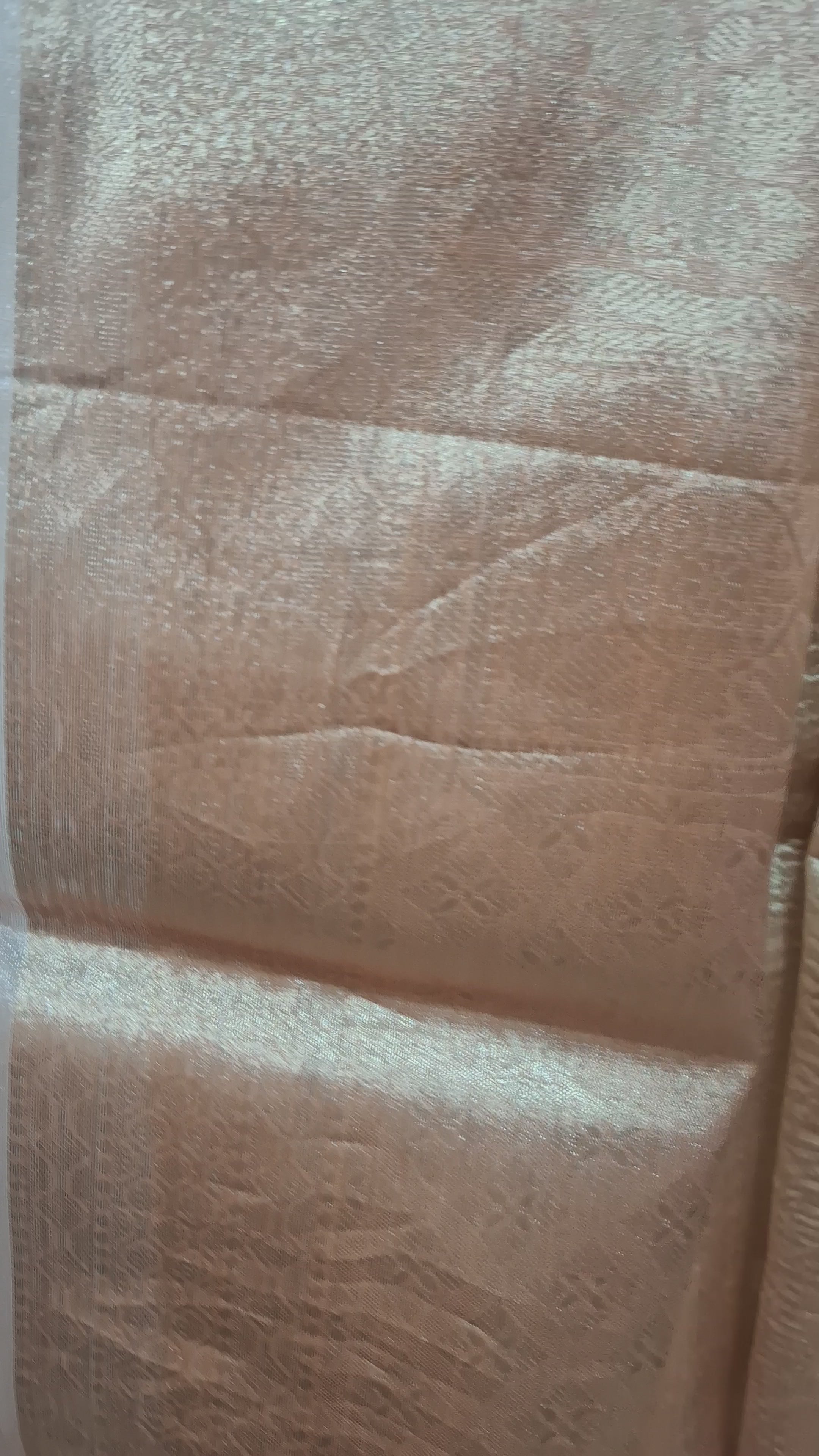 Crushed Tissue Silk in Pastel pink