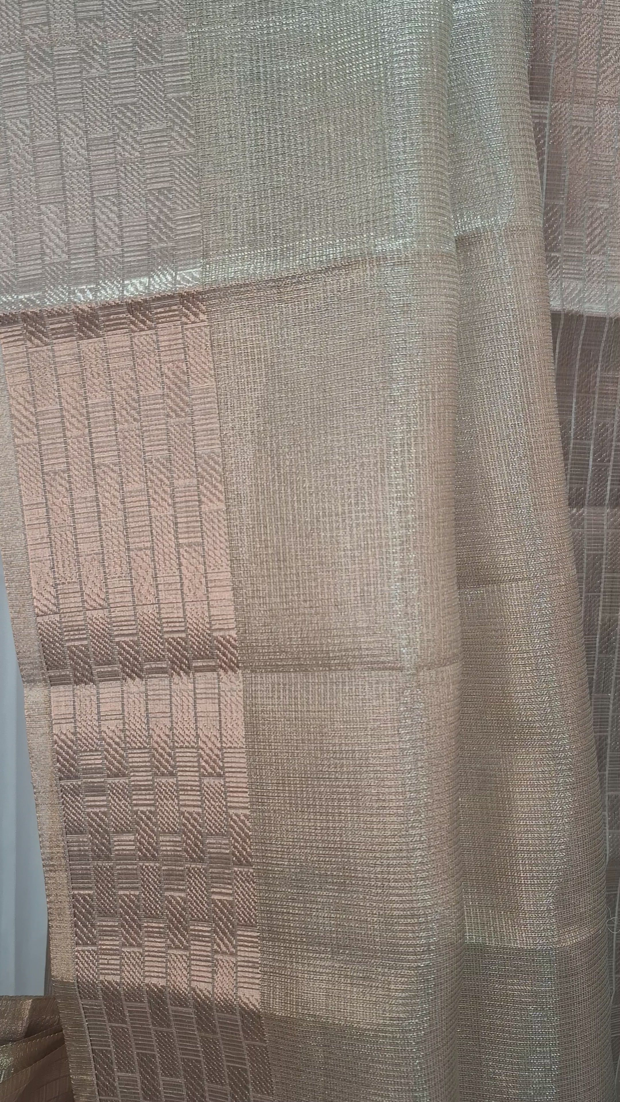 Ivory Gold Kora Tissue Silk Banarasi saree